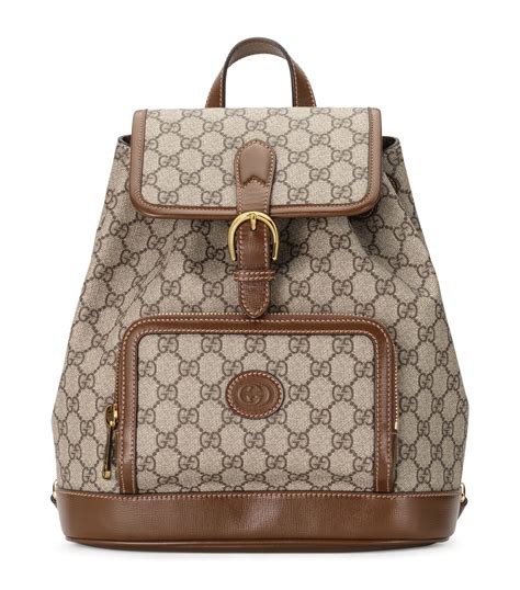 gucci monogram backpack.